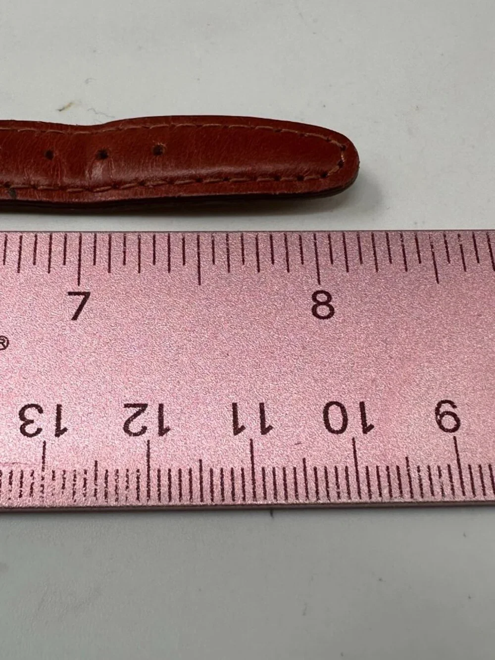 Wells Fargo Watch Women Gold Tone 26MM Brown Leather Band New Battery 8